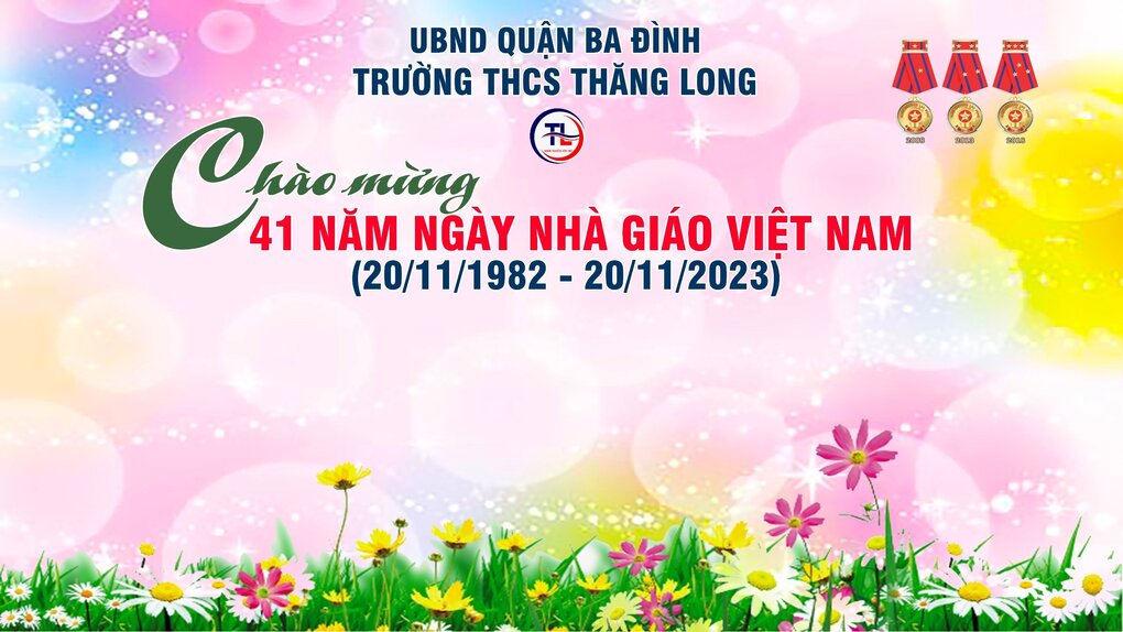 Lễ kỉ niệm ngày Nhà giáo Việt Nam 20/11 năm học 2023-2024