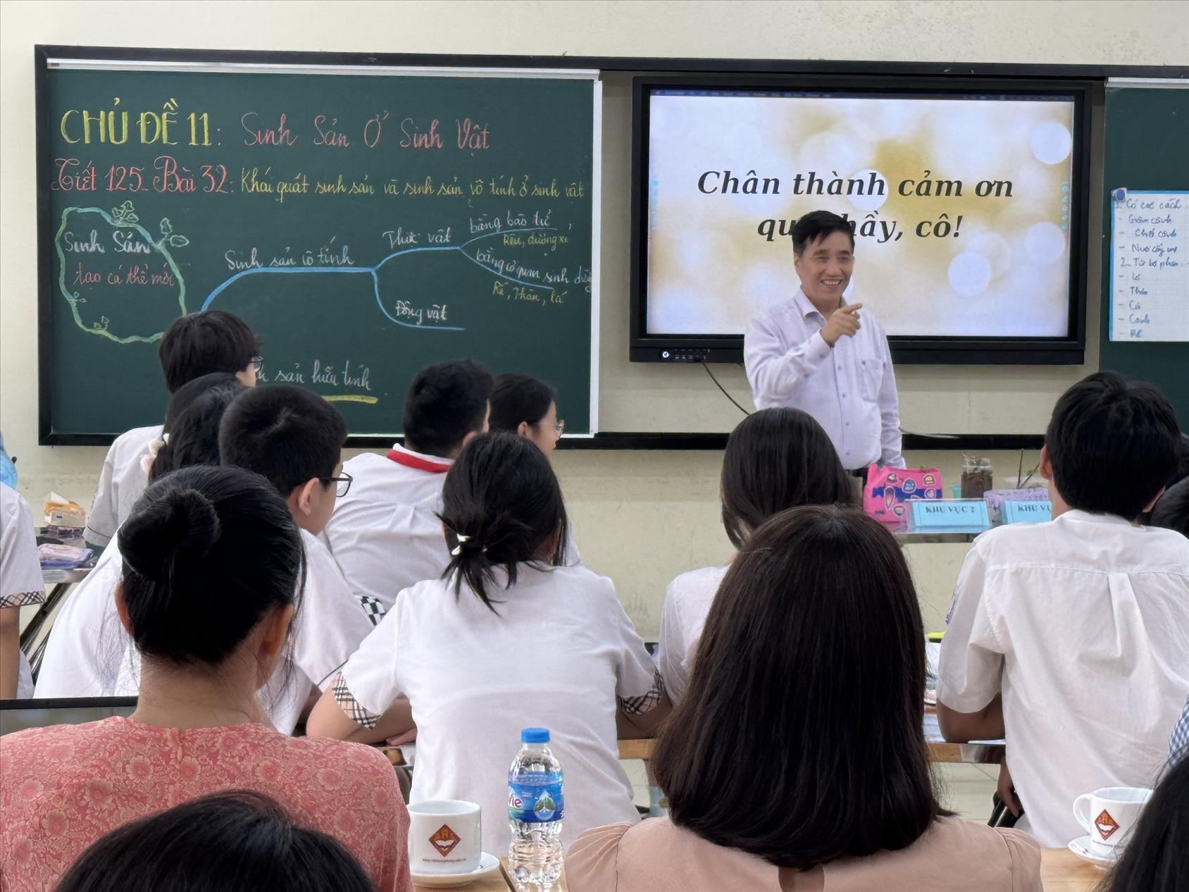 Tiết dạy chuyên đề cấp quận môn KHTN lớp 7 tại trường THCS Thăng Long
